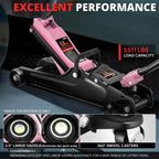 2.5 Ton Hydraulic Floor Jack for (3.35-15in, 5500lbs Capacity)