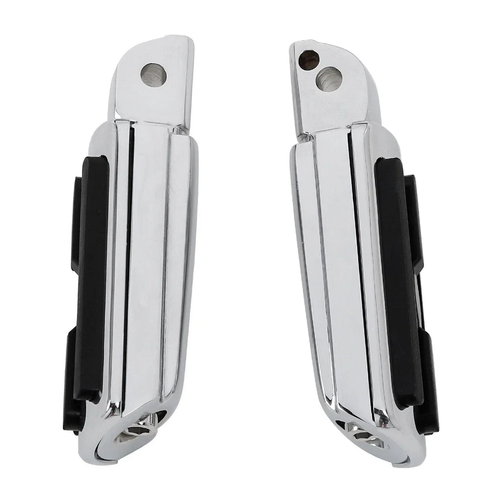 Chrome Rear Foot Pegs for Harley FXFB Fat Bob 2018-2025 ()