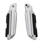 Chrome Rear Foot Pegs for Harley FXFB Fat Bob 2018-2025 ()