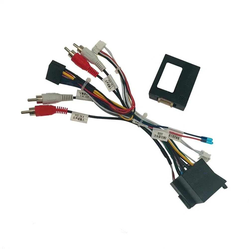 16PIN DVD Player Power Cable Adapter for Fiat Doblo, 500L, Bravo (2010-2023)