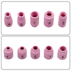 71PCS TIG Welding Torch Accessories Glass Cup Alumina Nozzle #12