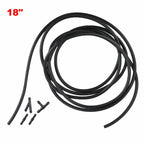Hose Connector Splitter 300CM Black for Windshield Washer Wiper Tube