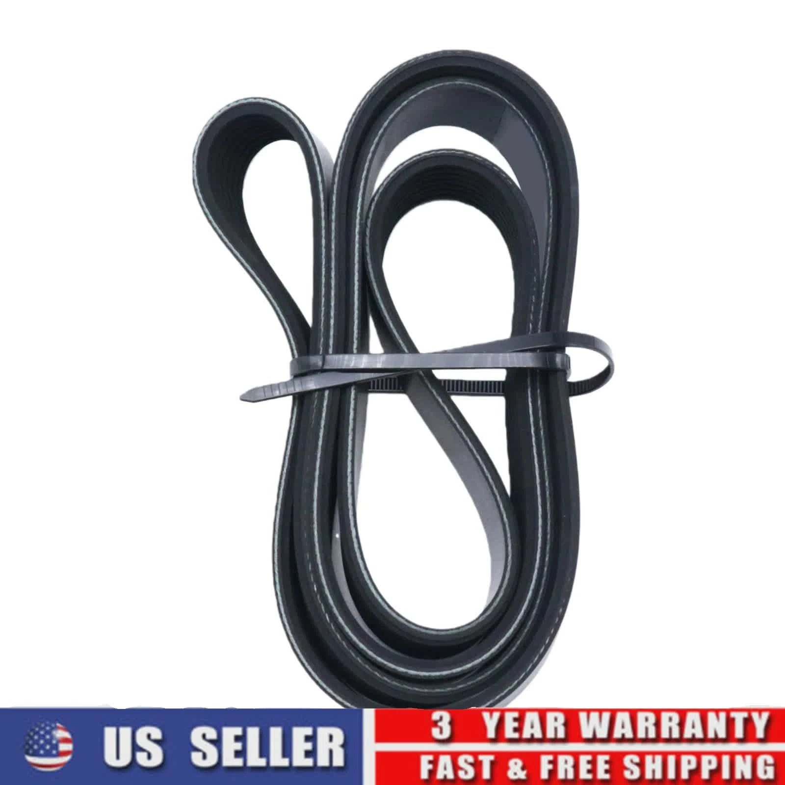 Serpentine Belt 7PK1550 for Toyota Avalon (2013–2018), Sienna (2012–2016), RAV4 (2006–2012)
