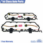 2 Valve Cover Gaskets & Pigtail Kit for Ford E-350 (1992–1997) 7.3L Turbo Diesel V8