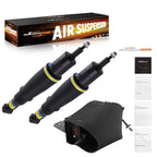 3X Rear Air Suspension Shocks + Compressor Pump for Nissan Armada QX56 QX80 (2004–2023)