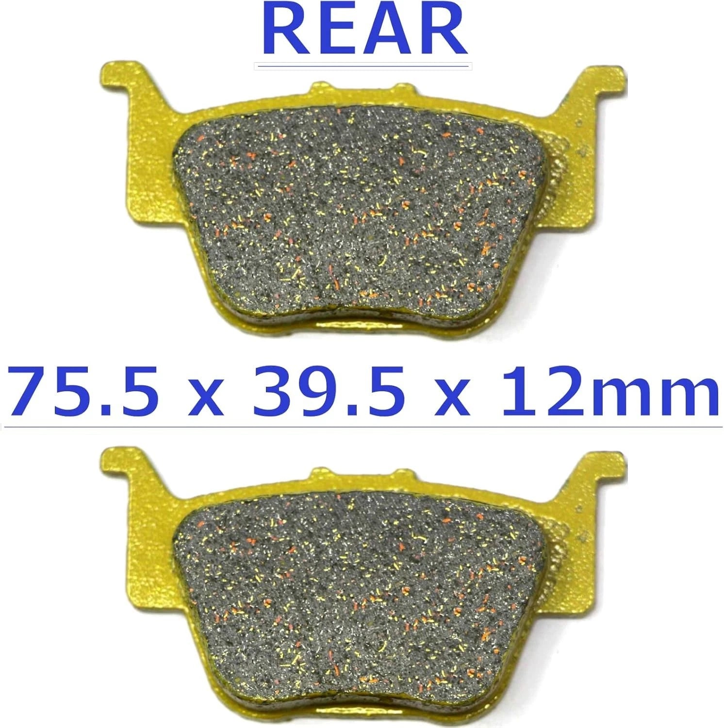 Set of 4 Brake Pads for Honda TRX 420 FA Fourtrax Rancher (2009–2014)