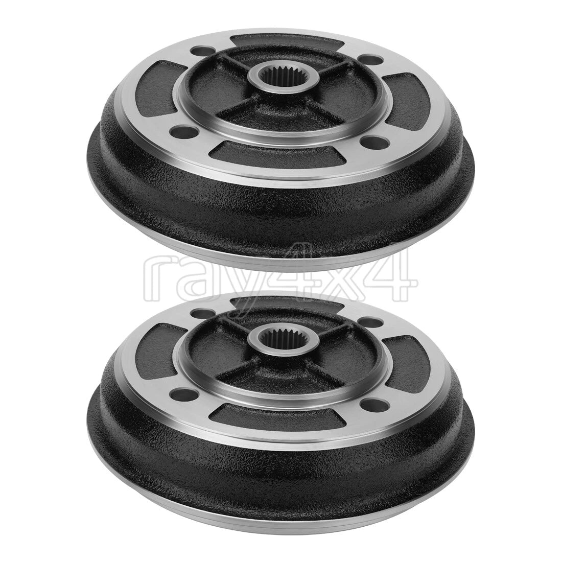 2 Front Wheel Brake Drums for Kawasaki Mule KAF540 KAF620 KAF950 (2010)