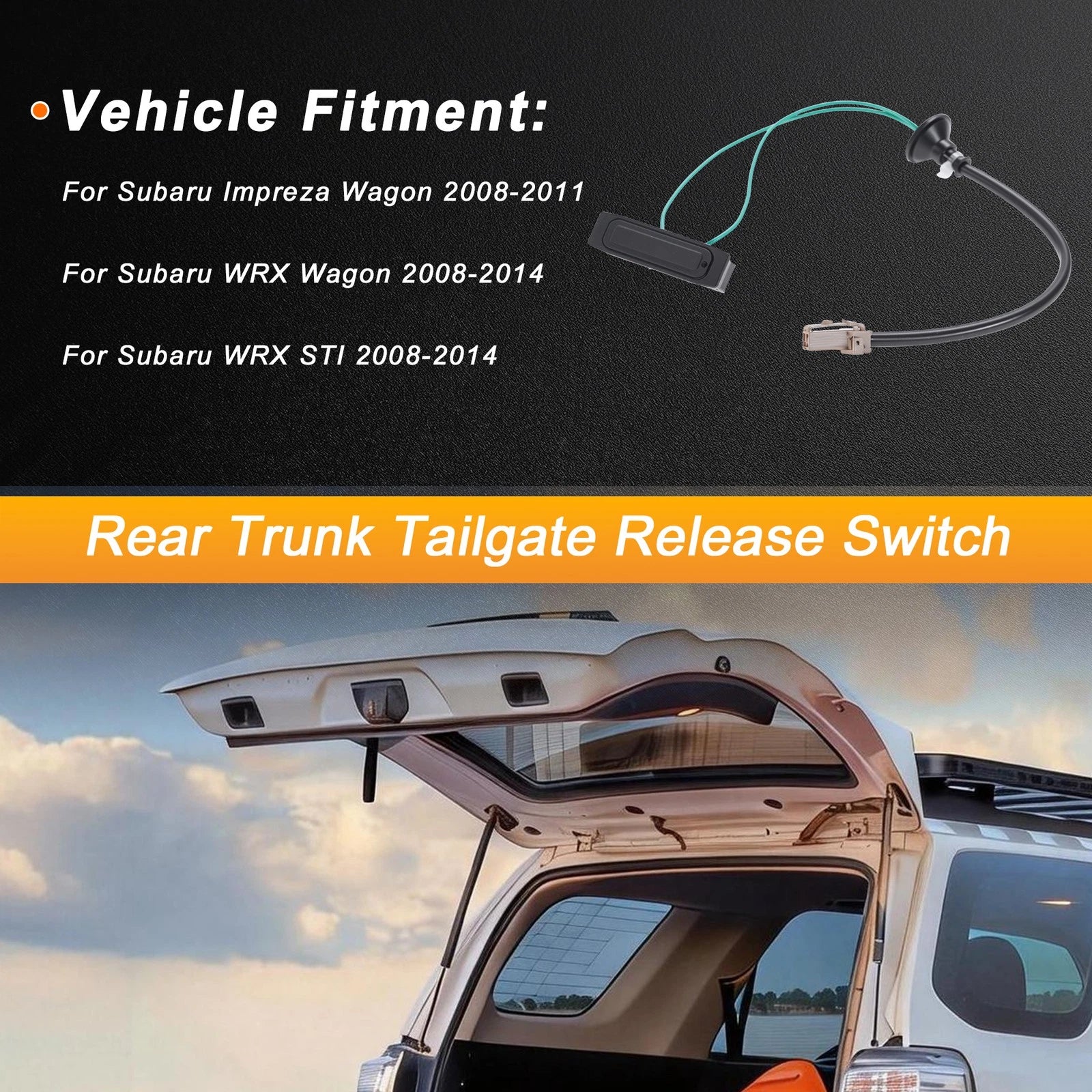 Tailgate Trunk Release Switch for Subaru Impreza Wagon (2008–2011) No. 63270FG001