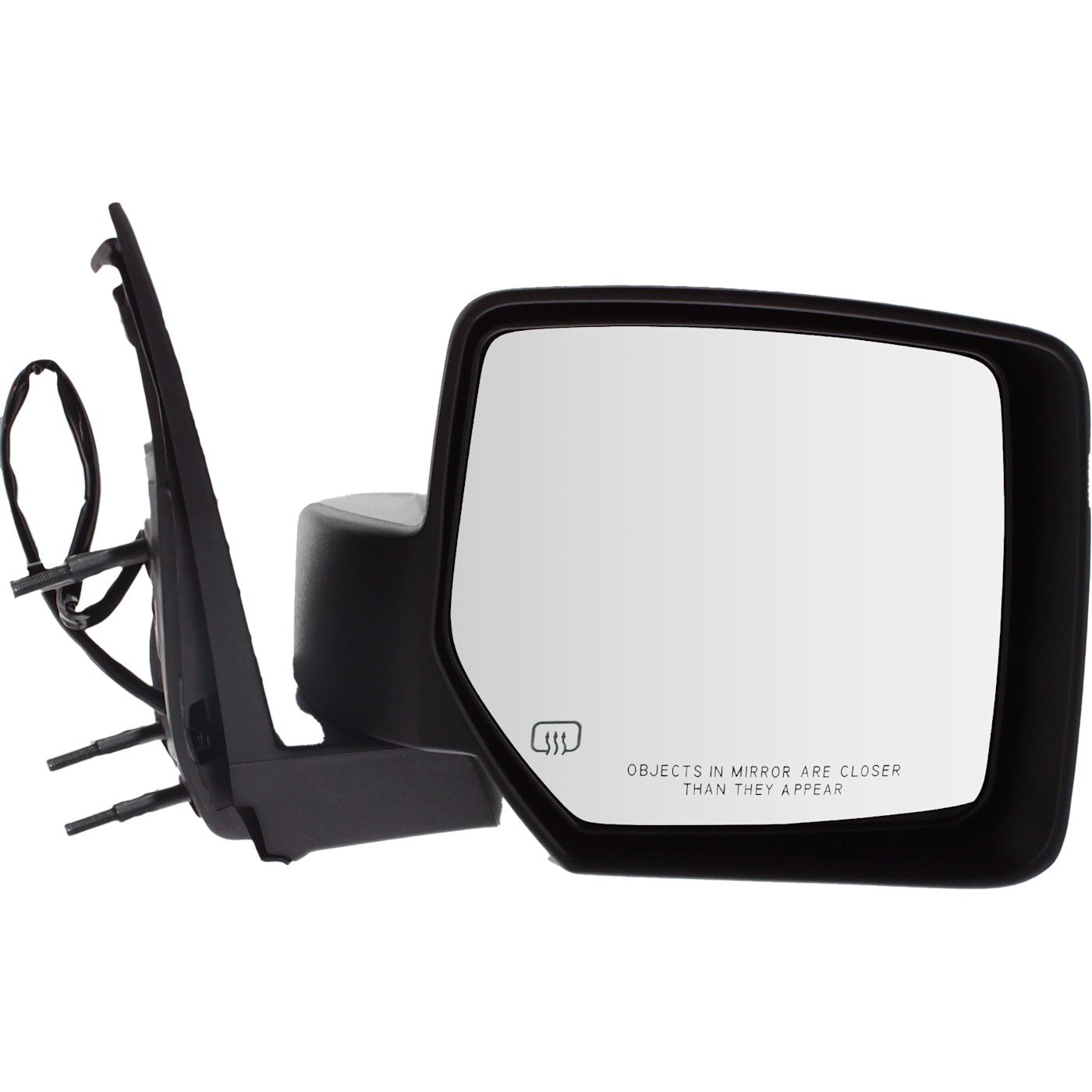 Power Mirror for Jeep Liberty (2008–2012) Passenger Side Heated Black
