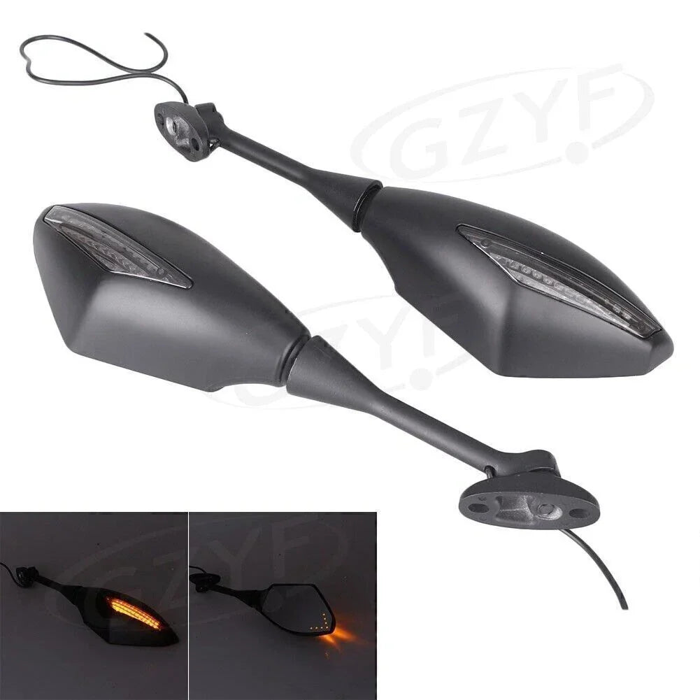 LED Turn Signal Rearview Mirrors for Honda CBR 600RR 1000RR (2003-2023)