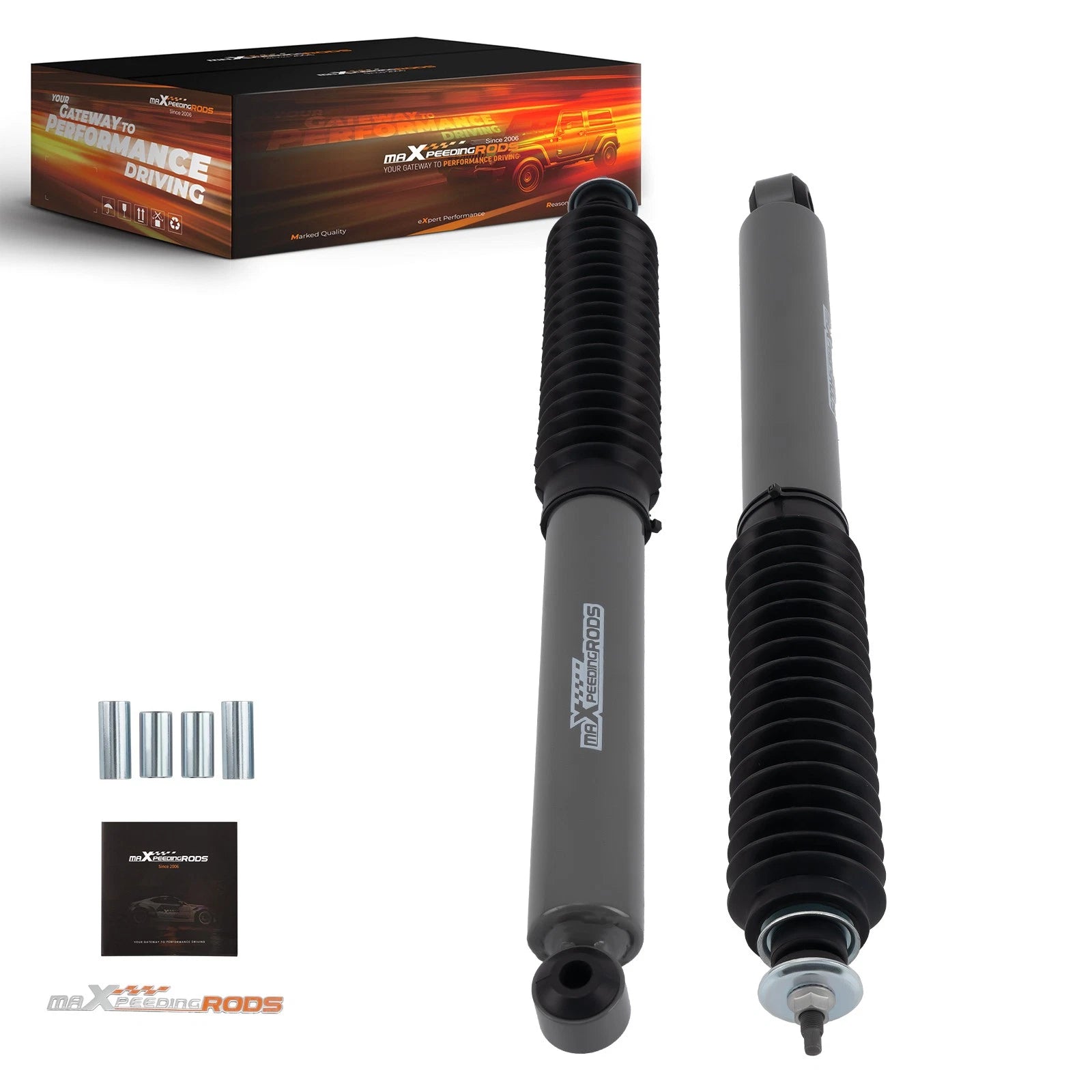 0-2" Lift G1 Rear Shock Absorbers for Toyota Tacoma (2005–2023)