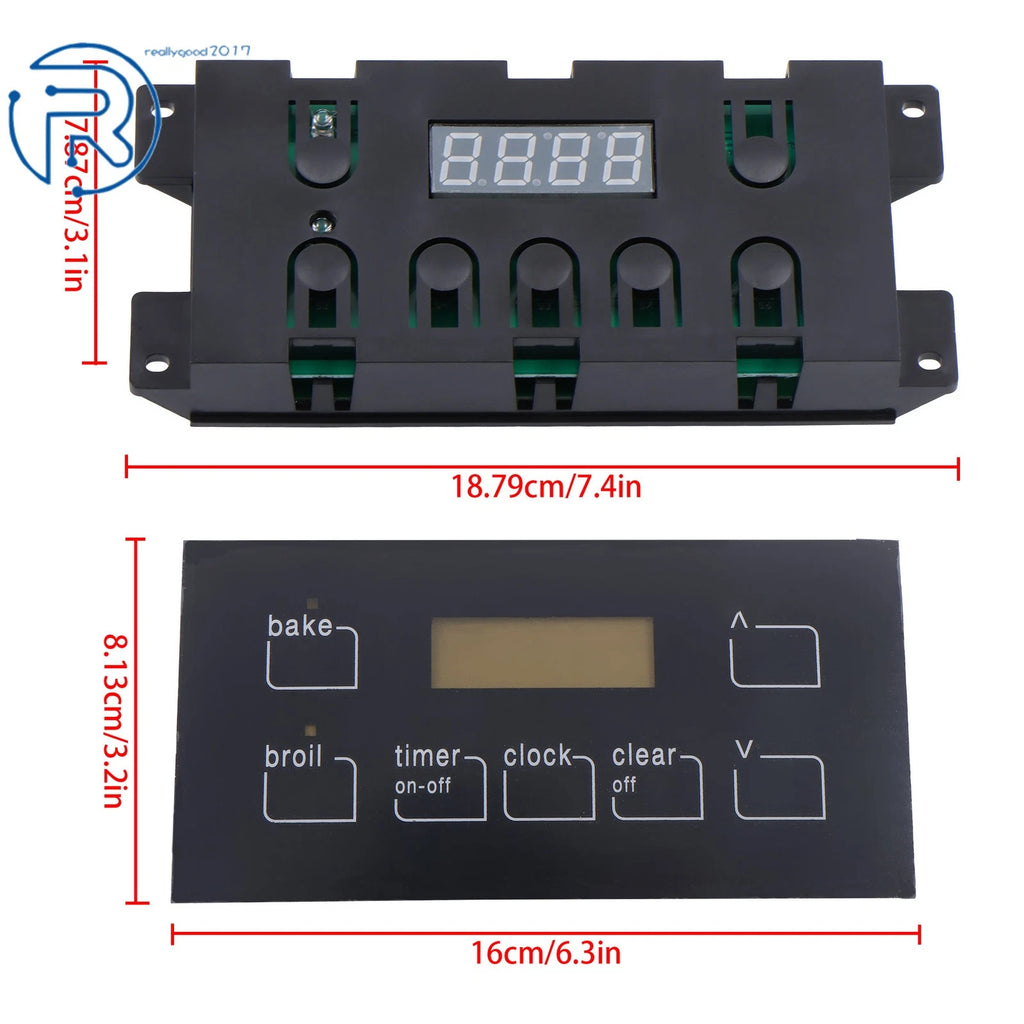 Control Board for Range Oven (Replaces 316455410, 316222802, 316222800)