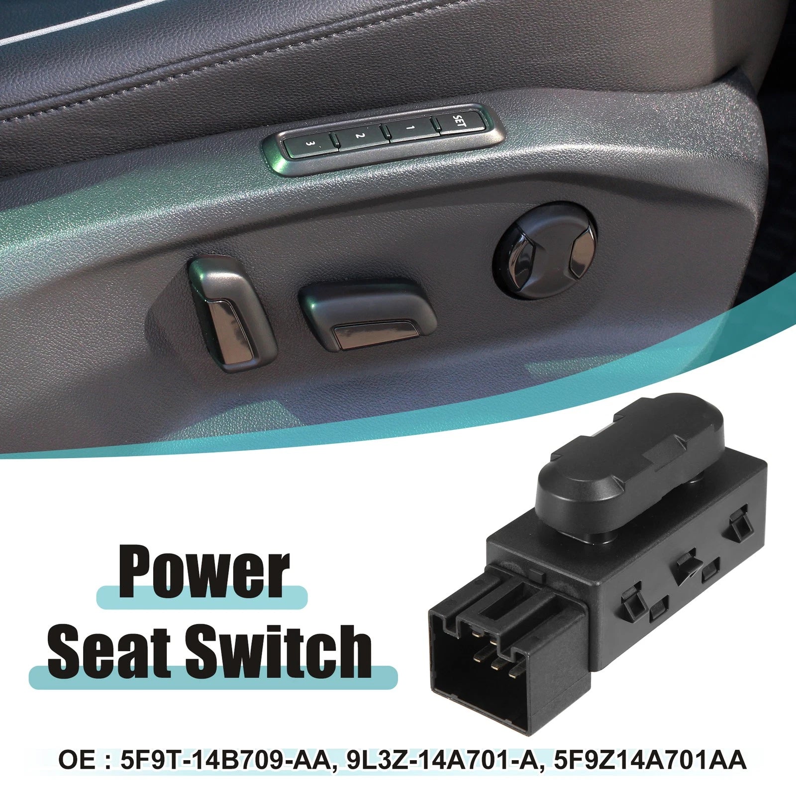 Power Seat Switch for Ford Edge (2007–2014) - Front Left Side