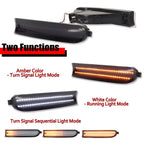 2X Smoke Sequential Switchback LED Signal Lights for Toyota RAV4 (1996–1997)