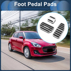 Automatic Foot Accelerator Pedal Covers for Suzuki Swift (No Mark, Silver Tone)
