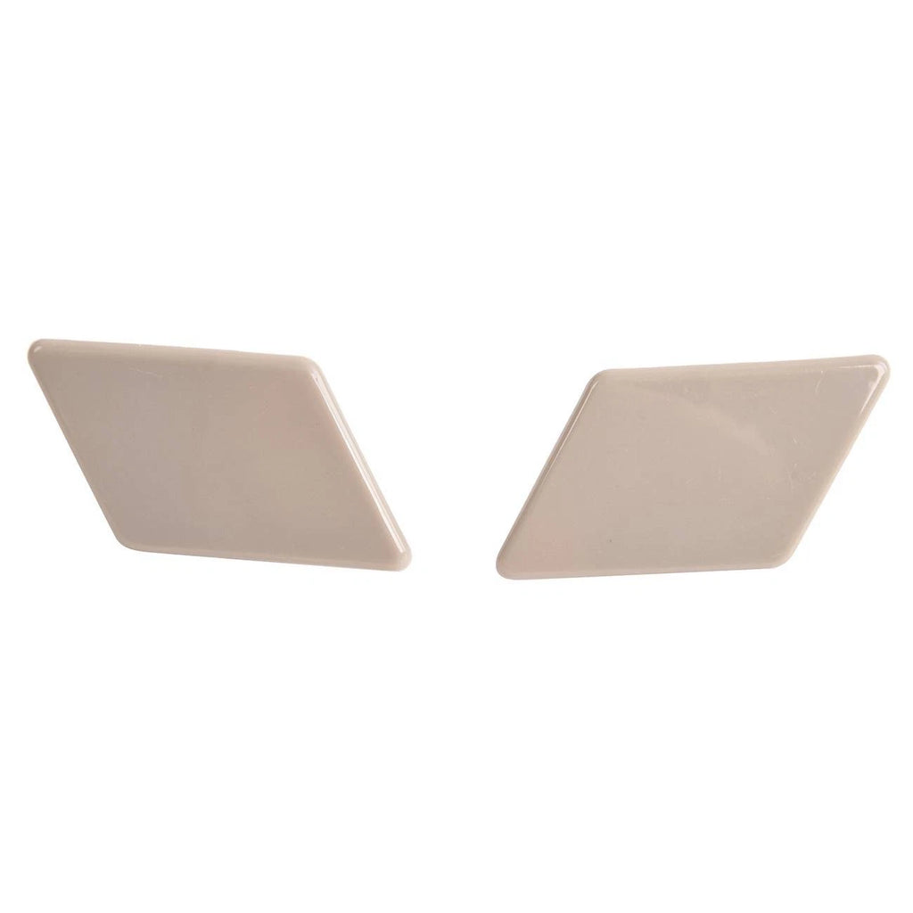 Set of 2 Bumper Headlight Washer Cover Lids for BMW E90 E91 (2006-2012)