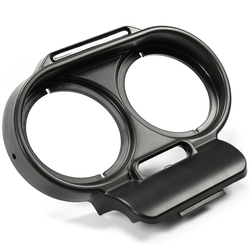 Black Gauge Cover Nacelle Fairing for Harley Road Glide (1998–2013)