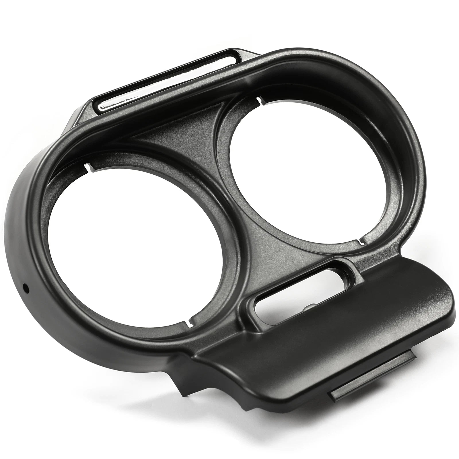 Black Gauge Cover Nacelle Fairing for Harley Road Glide (1998–2013)