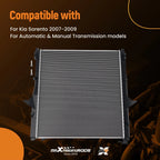 Cross Flow Radiator for Kia Sorento (2007-2009)