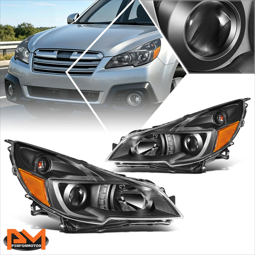 Set of 2 Carbon Fiber Housing Headlights for Chevy Avalanche Silverado (2003–2007)