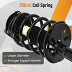 Set of 2 Front Struts w/ Coil Spring Assembly for Toyota Sienna (2004–2006)
