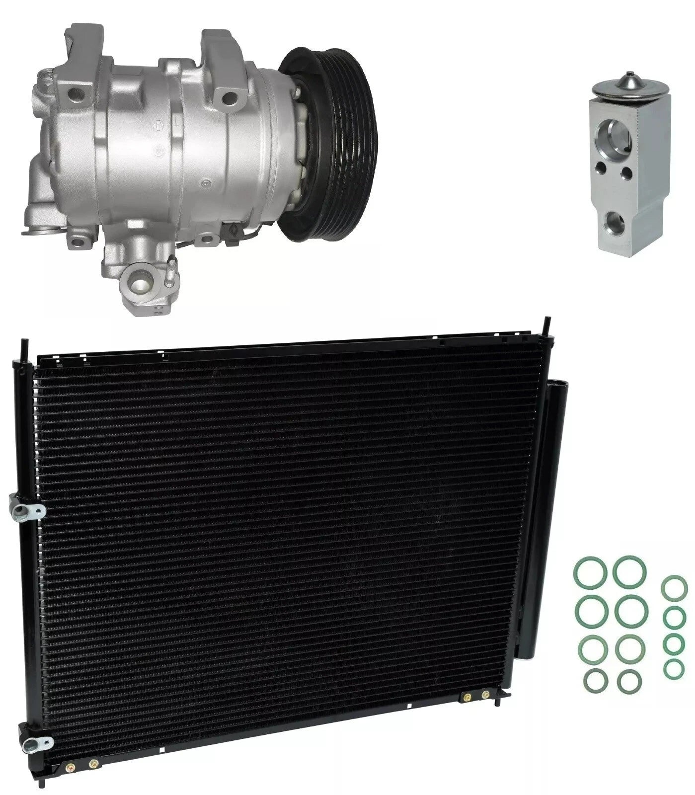 AC Compressor Kit With Condenser for Honda Ridgeline 3.5L (2010–2014)