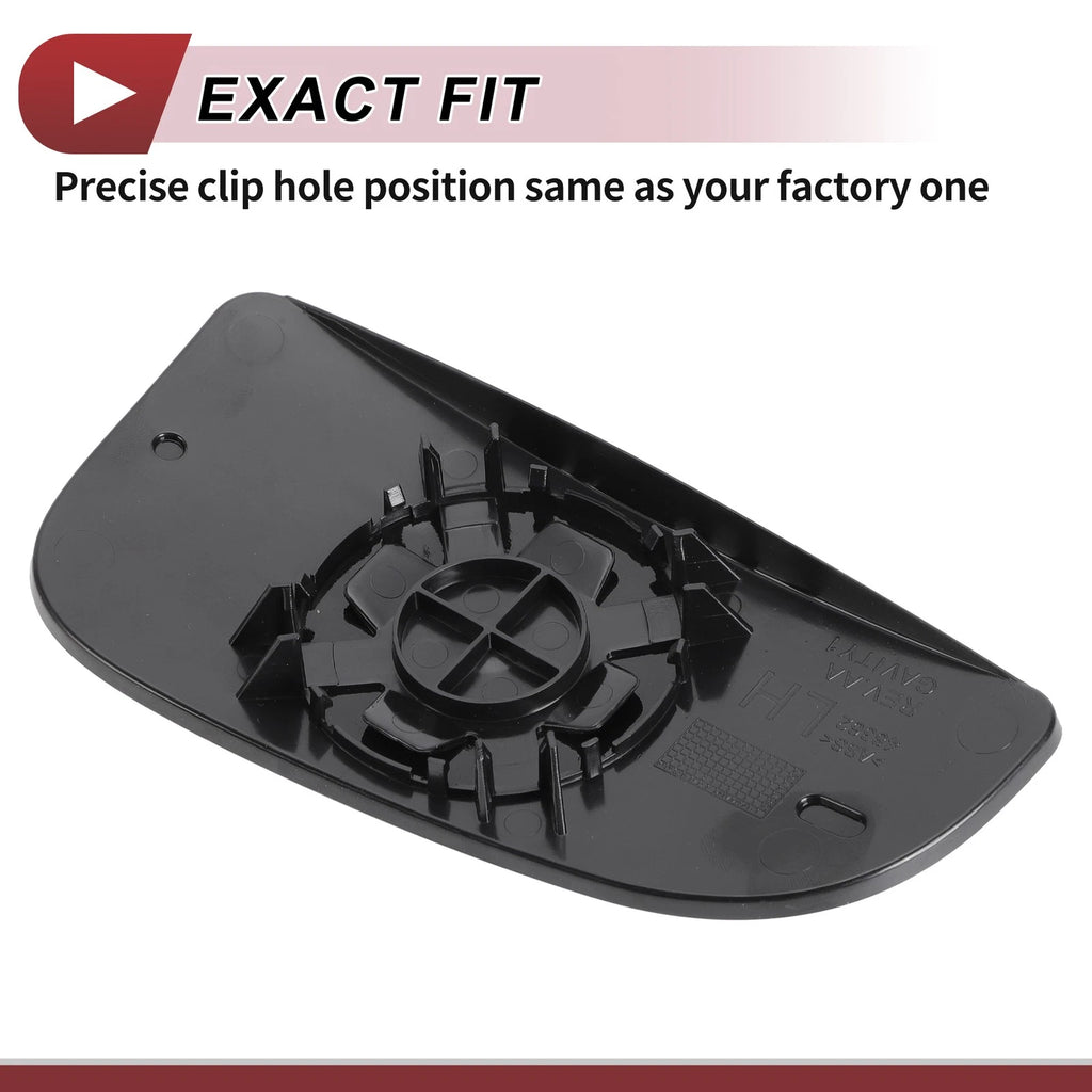 Tow Mirror Glass Replacement for Dodge (Non-Heated, Left Driver Side)