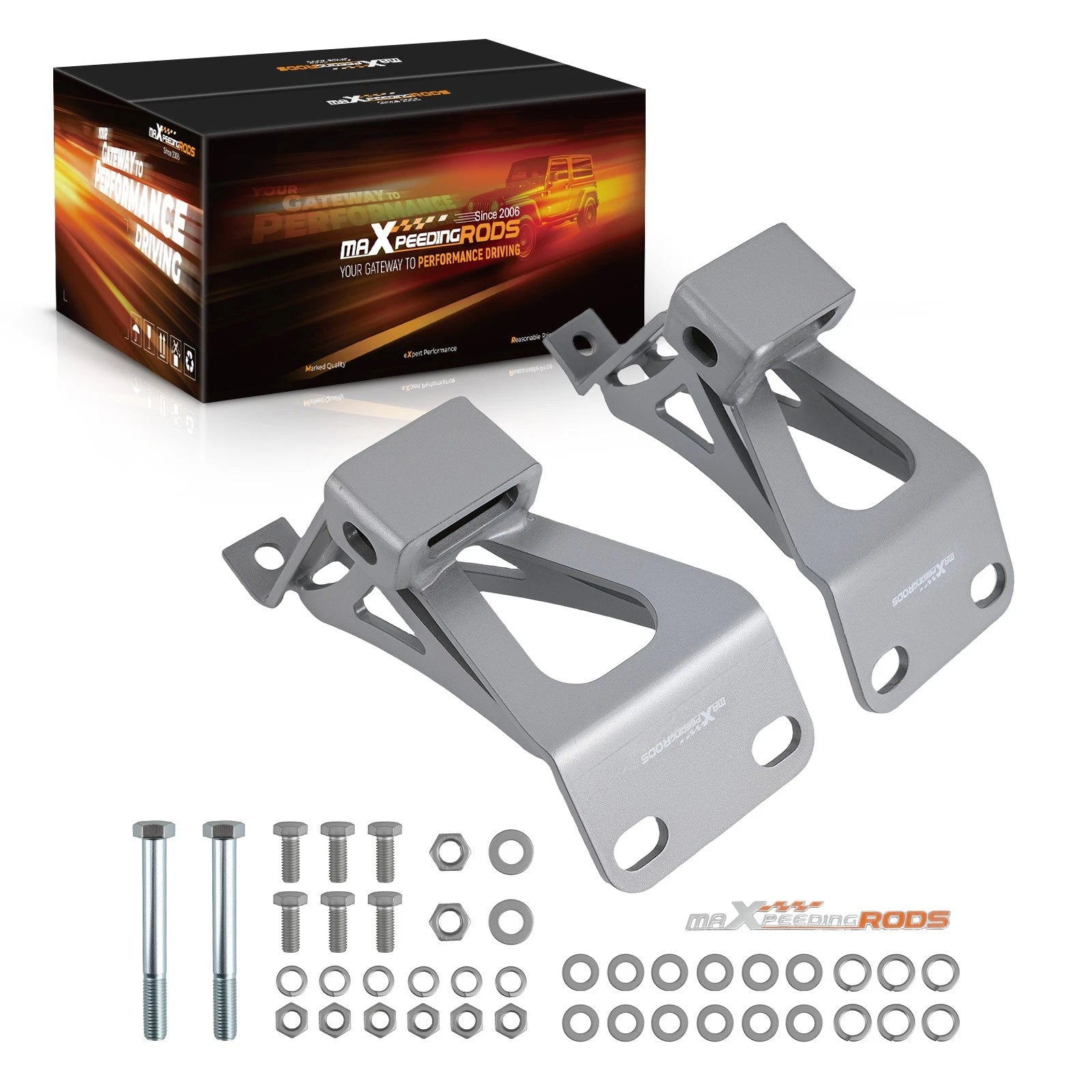 Metal Engine Mounts for Chevy C10 GMC Truck Small Block V8 (1963-1972)