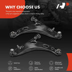 2X Front Lower Control Arm with Ball Joint for Subaru Forester
