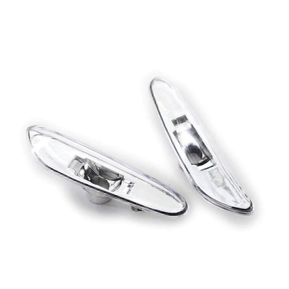 Clear Side Marker Light Turn Signal Lamp for BMW E46 4DR (2002-2005) -