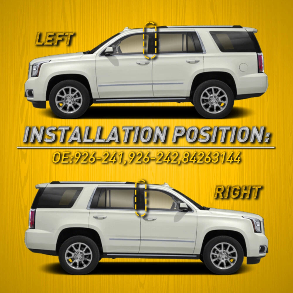 B Pillar Door Molding Trim for Cadillac Chevy GMC (2015–2020)