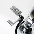 Chrome Driver Foot Pegs for Harley Softail Low Rider Fat Bob (2018-2025)