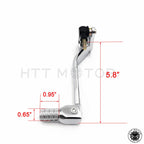 Chrome Aluminum Foldable Gear Shift Levers for Kawasaki ZX-6R (1998–2004)