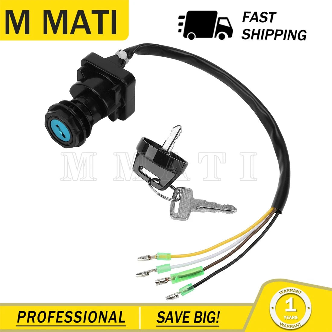 Ignition Key Switch for Kawasaki (27005-1131)