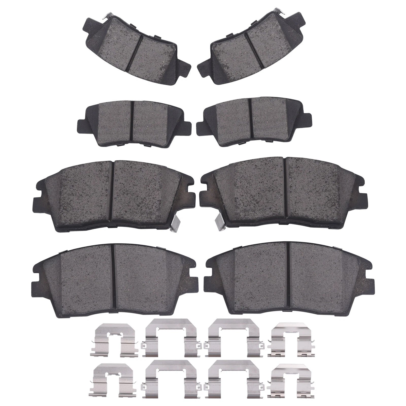 Set of 4 Ceramic Brake Pads for Hyundai Tucson Kia Sportage (2016–2021)