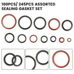 100Pcs Assorted Rubber Sealing Gasket Set for Automotive Repair