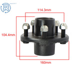 Set of 2 Trailer Hub Kit for 2000lbs Spindle (5 on 4.5")