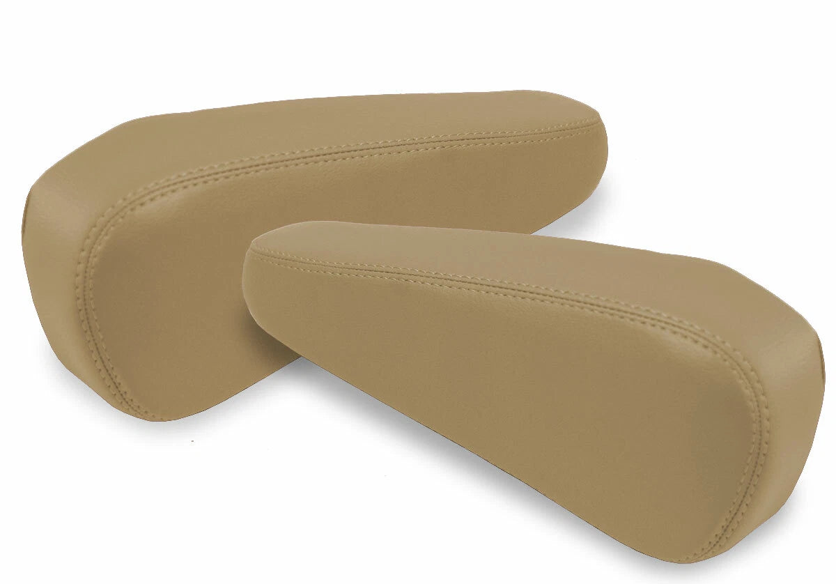 Leather Front Seat Door Armrest Cover for Chevrolet Astro (1995–2005) Beige