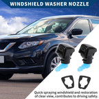 2X Front Windshield Washer Nozzles for Ford F-450 Super Duty (2011–2016)