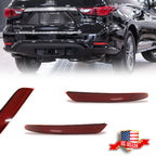 Set of 2 Red Lens Rear Bumper Reflector Lights for Infiniti QX60 (2016–2020)