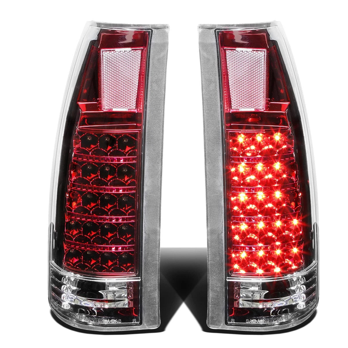 Black Headlight, Amber Side Corner, Red LED Tail Light for Chevy C10 C/K (1994–2002)