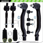 Front Tie Rods & Sway Bar End Links Suspension Kit for Honda Accord (1998–2002)