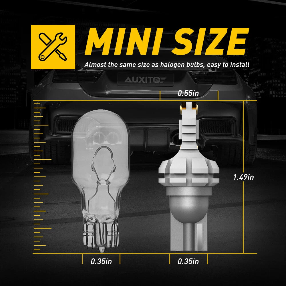 LED Backup Reverse Bulb Light for AUXITO 912 921 (3000LM, 6000K)