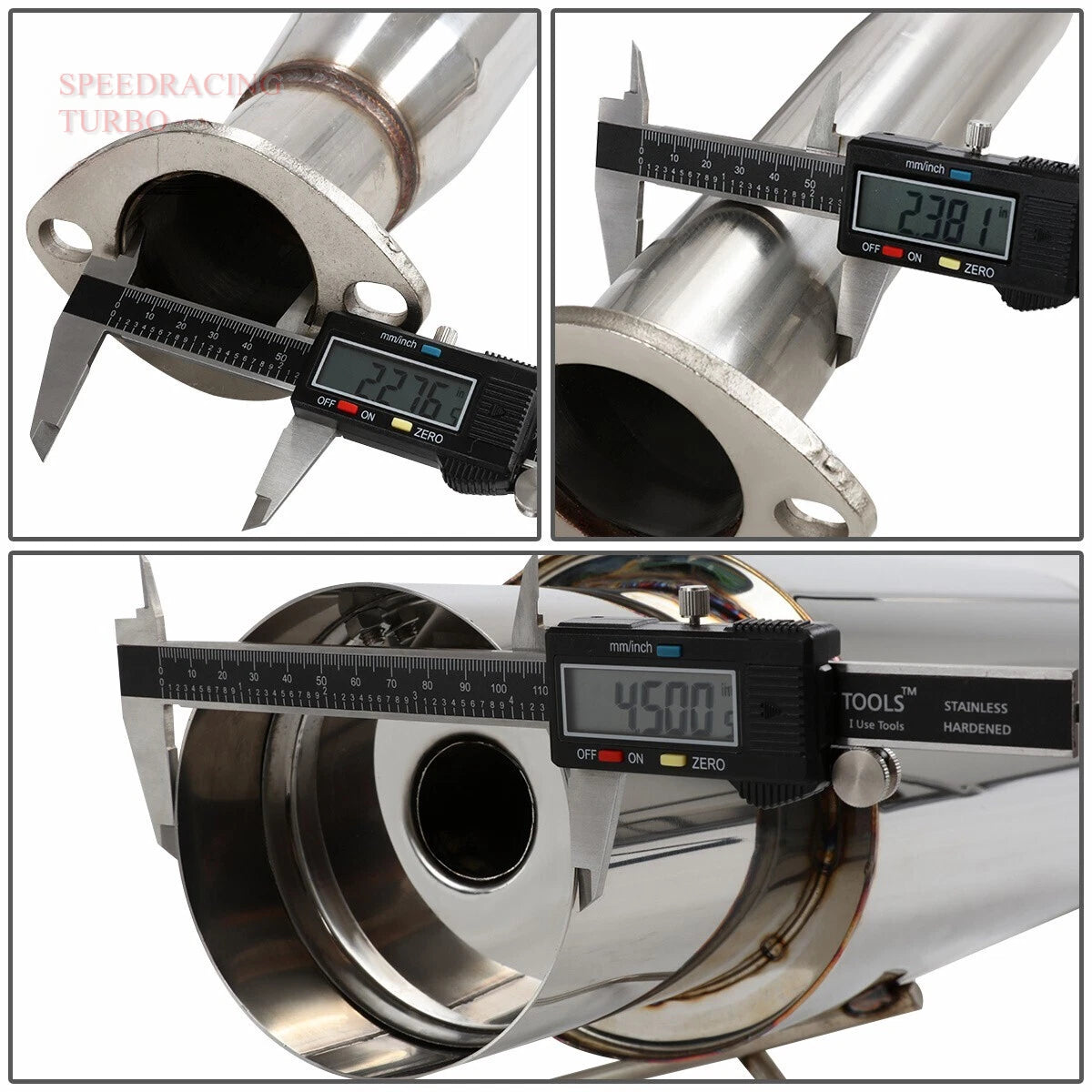 Catback Exhaust Muffler for Honda Civic Si/DX 1992–1995 (4" Tip)