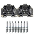 Set of 2 Ignition Coils & 8 Spark Plugs for Range Rover V8 (348)