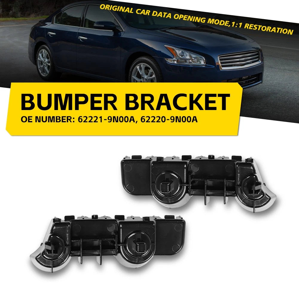 Front Bumper Brackets LH & RH Pair for Nissan Maxima (2009–2015)