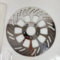 Polished Front Left Rotor 11.5" for Harley Softail Dyna Sportster