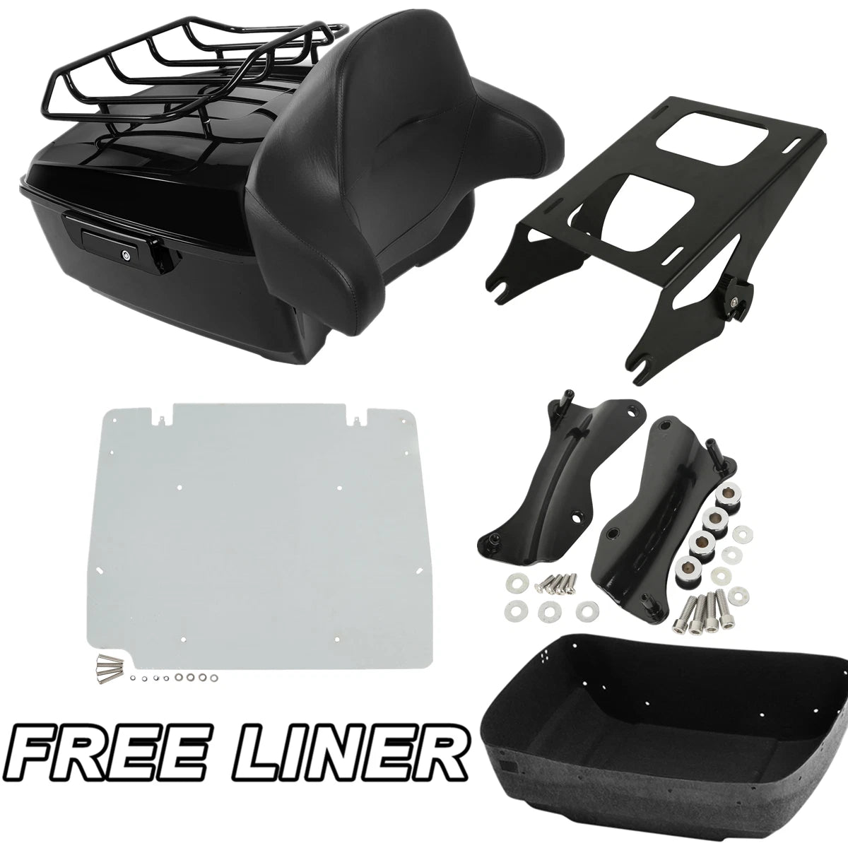 Trunk Pad Rack Plate for Harley Touring Road Glide King (2014–Present)