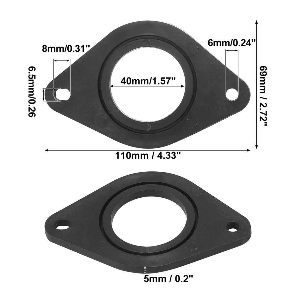 2X Speaker Mounting Adapter Bracket Rings for Toyota 