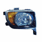 Replacement Passenger Side Head Light Lens/Housing w/Black Bezel